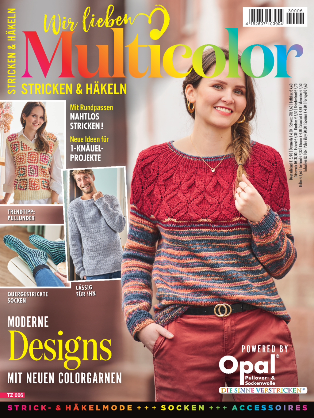 Multicolor-Bundle StBu32: Stricken u. Häkeln TZ 004 + TZ 005 + TZ 006