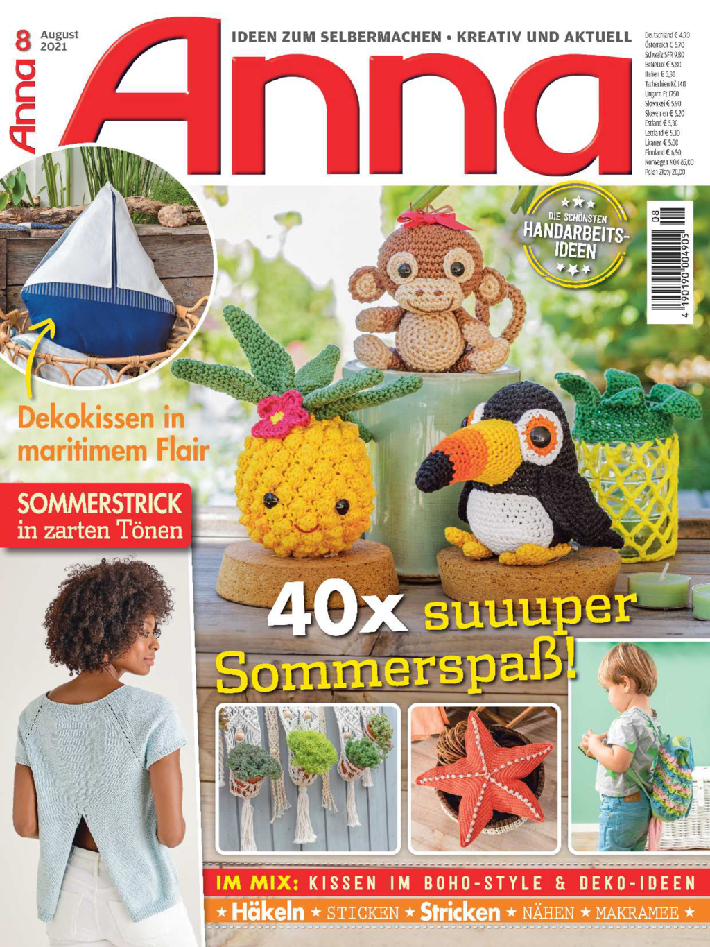 Sparpaket Produktbild: Handarbeits Bundle HaB20/23: Anna 23 008 + 21 008 + 20 008 + Meine Häkelwelt SH HÄ 077