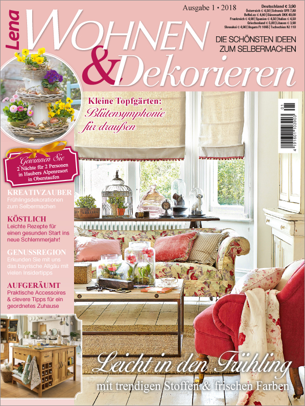 Magazin Produktbild: Lena Wohnen & Dekorieren Nr. 1/2018 - Leicht in den Frühling