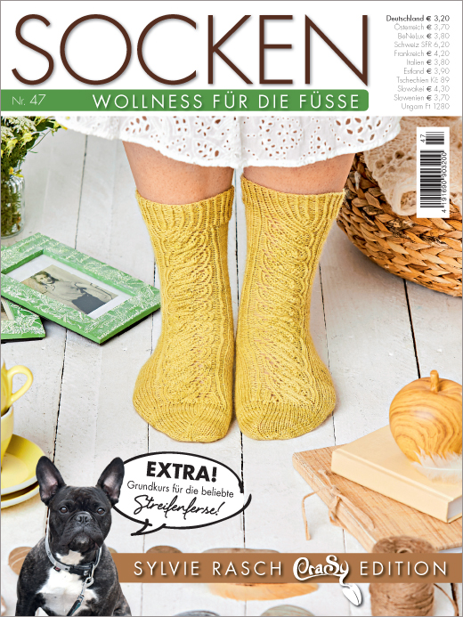 Socken Nr. 47/2017 - Sylvie Rasch CraSy Edition Magazin Produktbild: Socken Nr. 47/2017 - Sylvie Rasch CraSy Edition