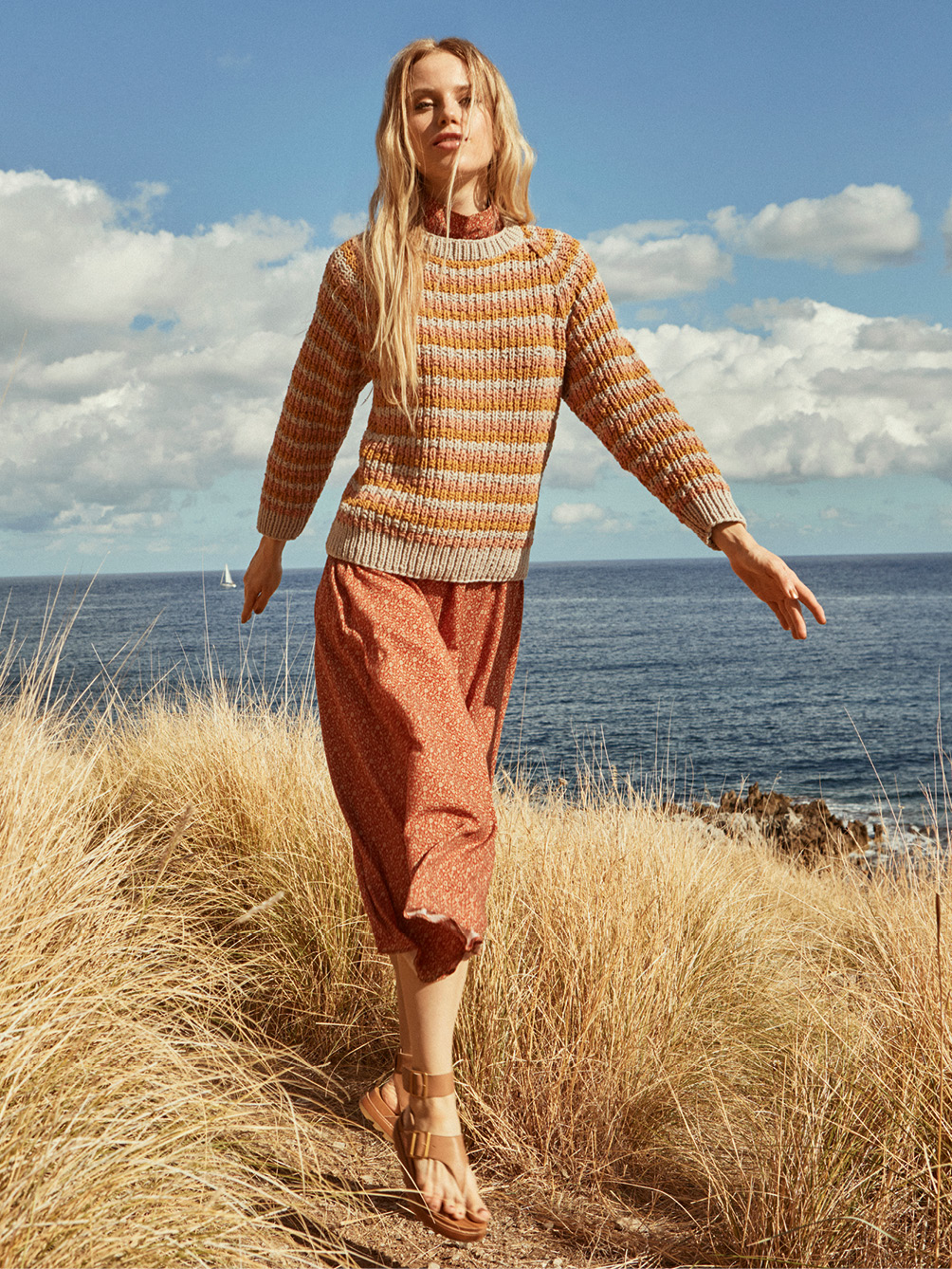 Modellansicht Bild 1: Easy - der Ringelpulli im Strukturmuster