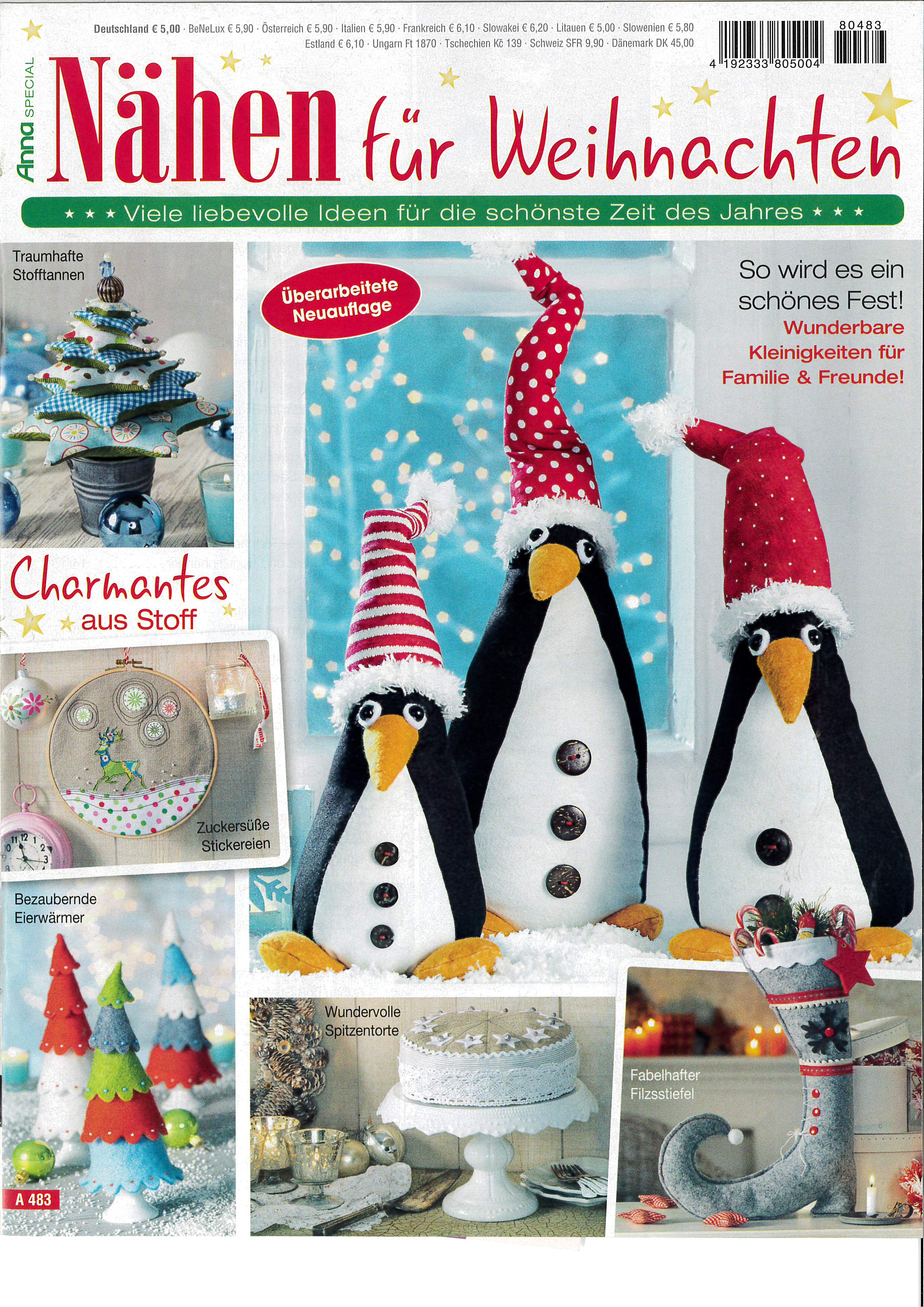 XXL-Bundle Nähen für Weihnachten + Extra Geschenketüte Motiv Schneemann XXL-Bundle Nähen für Weihnachten + Extra Geschenketüte Motiv Schneemann