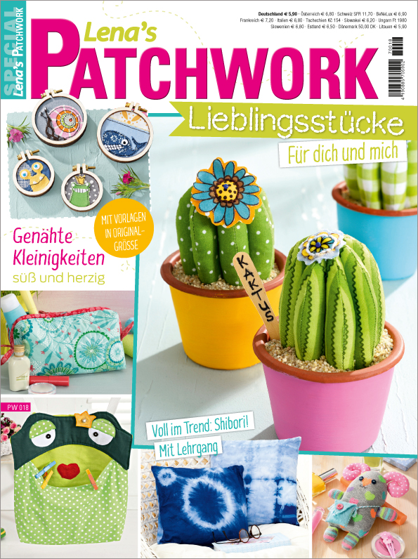 Lenas Patchwork Sonderheft PW 018 - Lieblingsstücke für dich und mich Magazin Produktbild: Lenas Patchwork Sonderheft - Lieblingsstücke für dich und mich