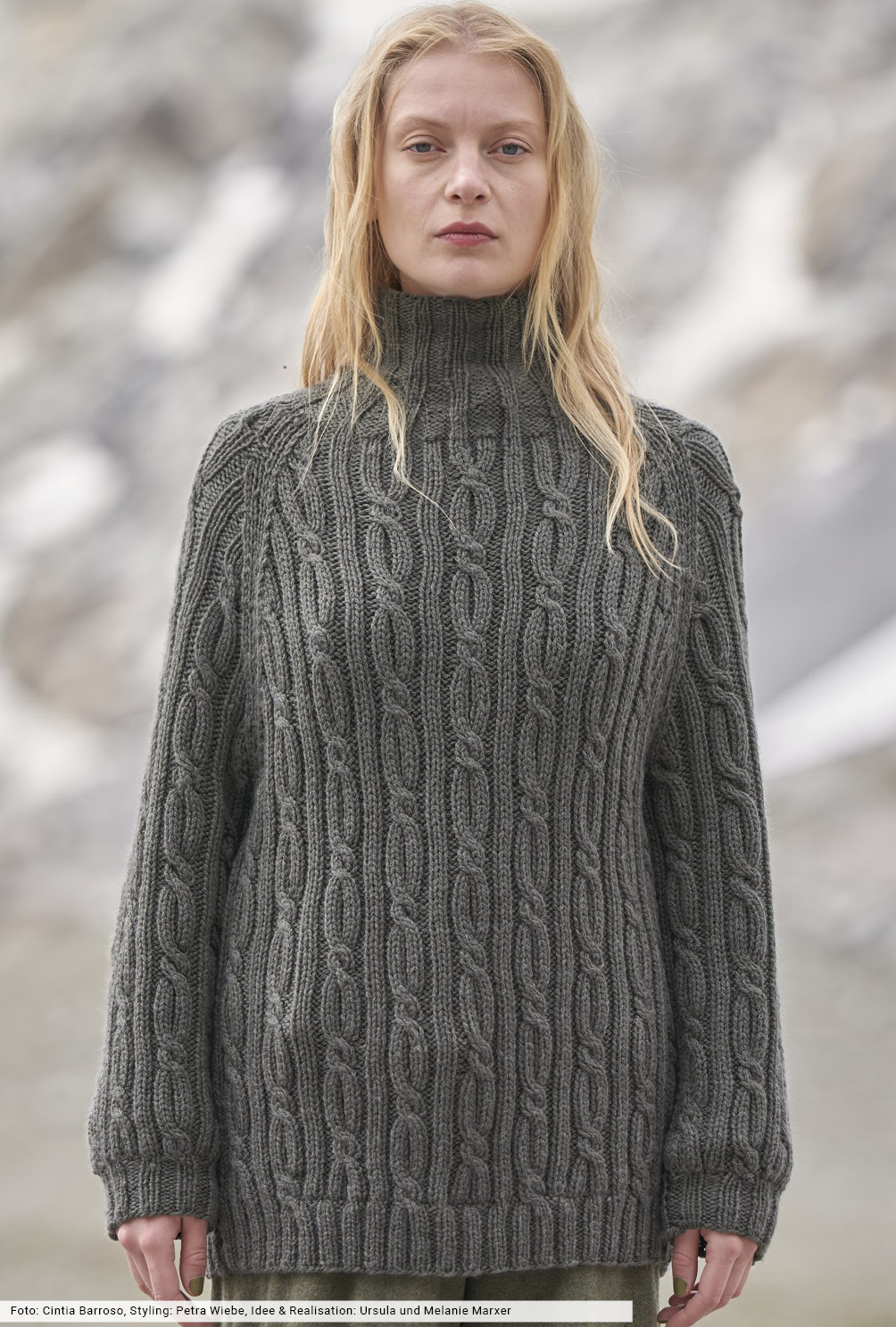 Modellansicht Bild 2: Cardigan und Rock