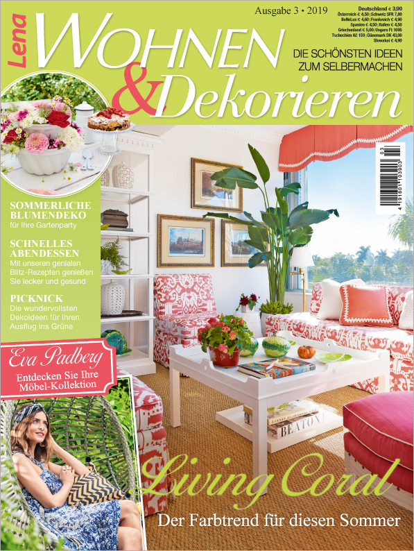 Magazin Produktbild: Lena Wohnen & Dekorieren Nr. 3/2019 - Living Coral