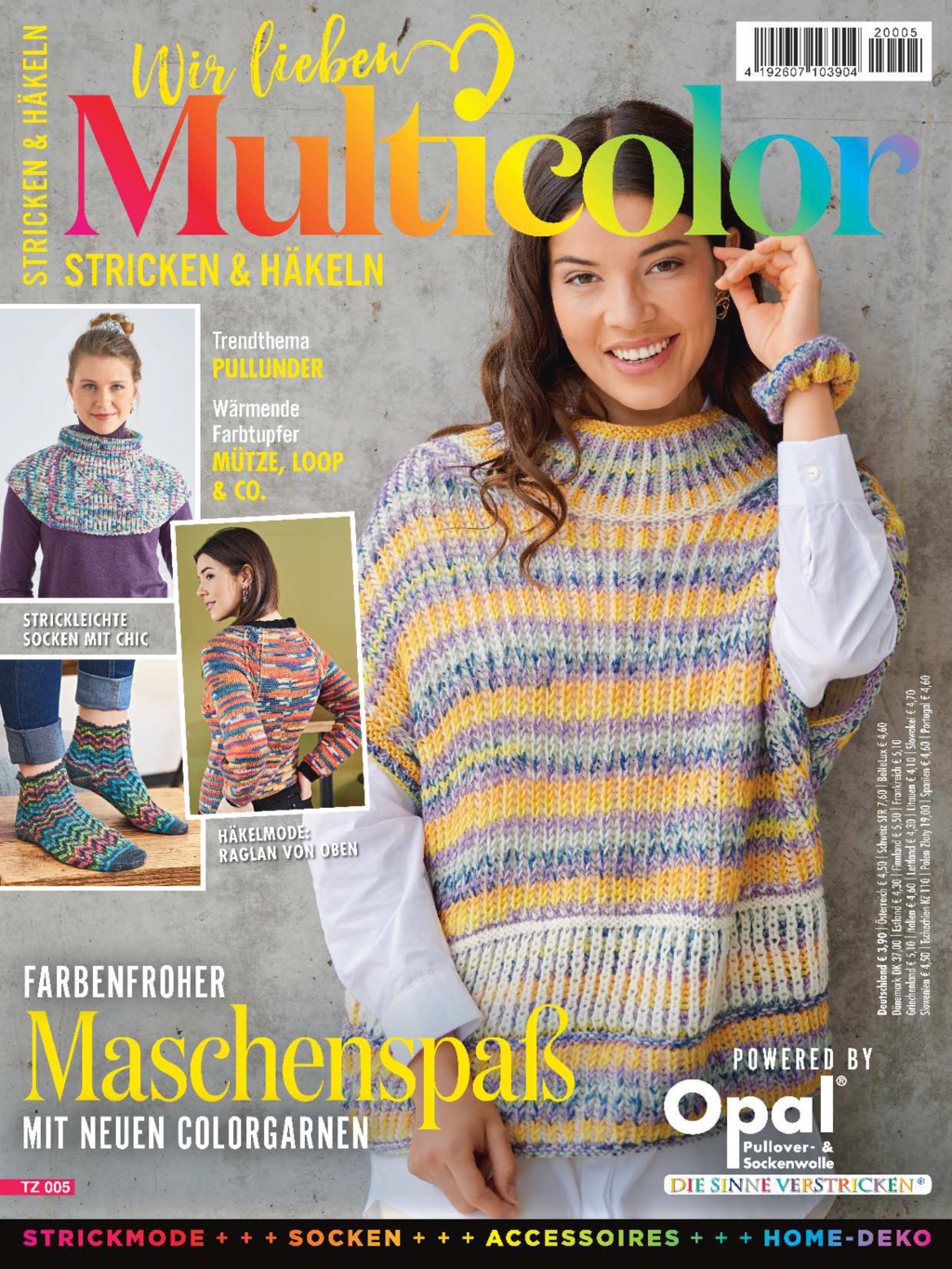 Multicolor-Bundle StBu32: Stricken u. Häkeln TZ 004 + TZ 005 + TZ 006