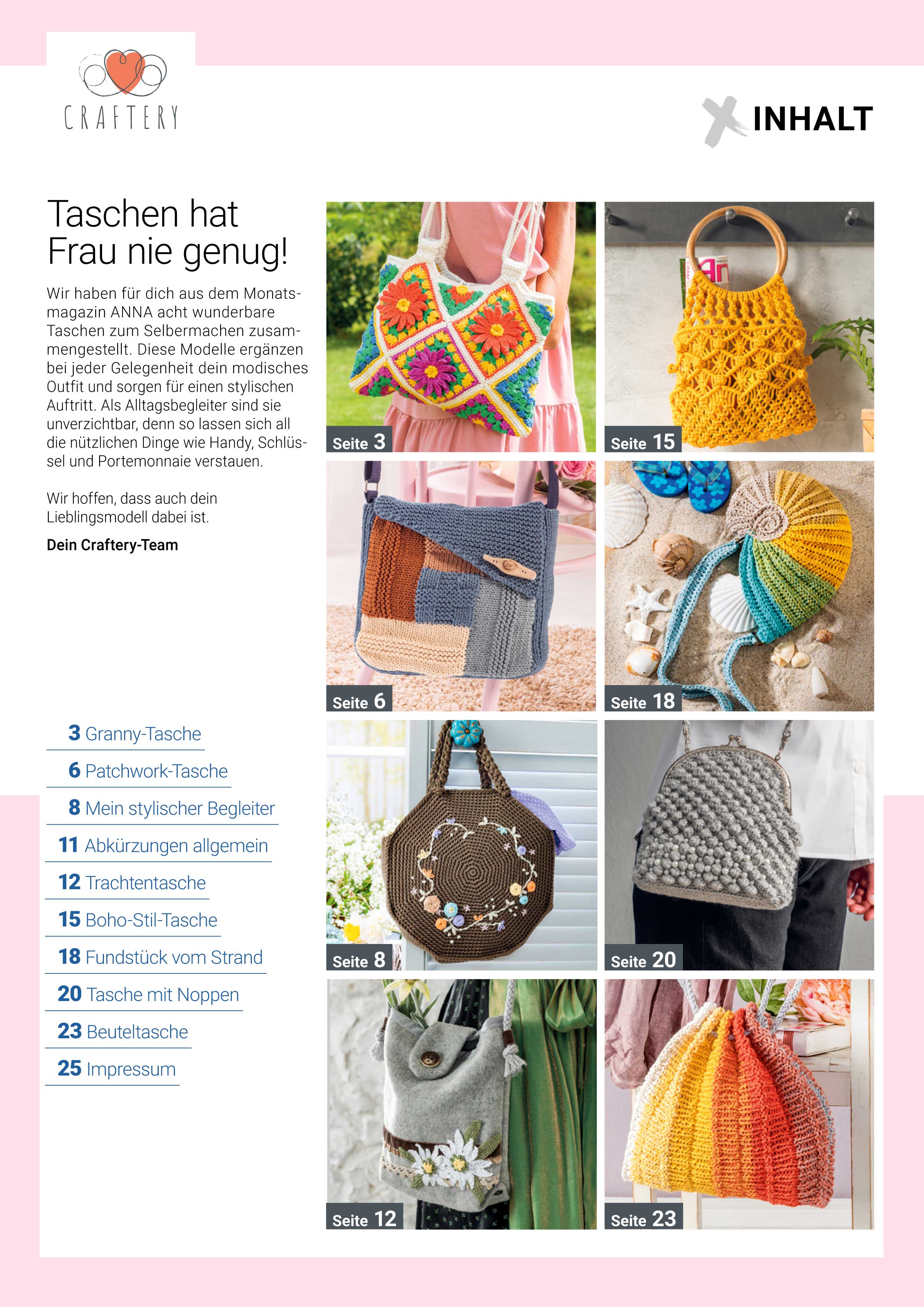 Magazin Produktbild: E-Magazin Nr. 12/2024: Taschen Teil 1