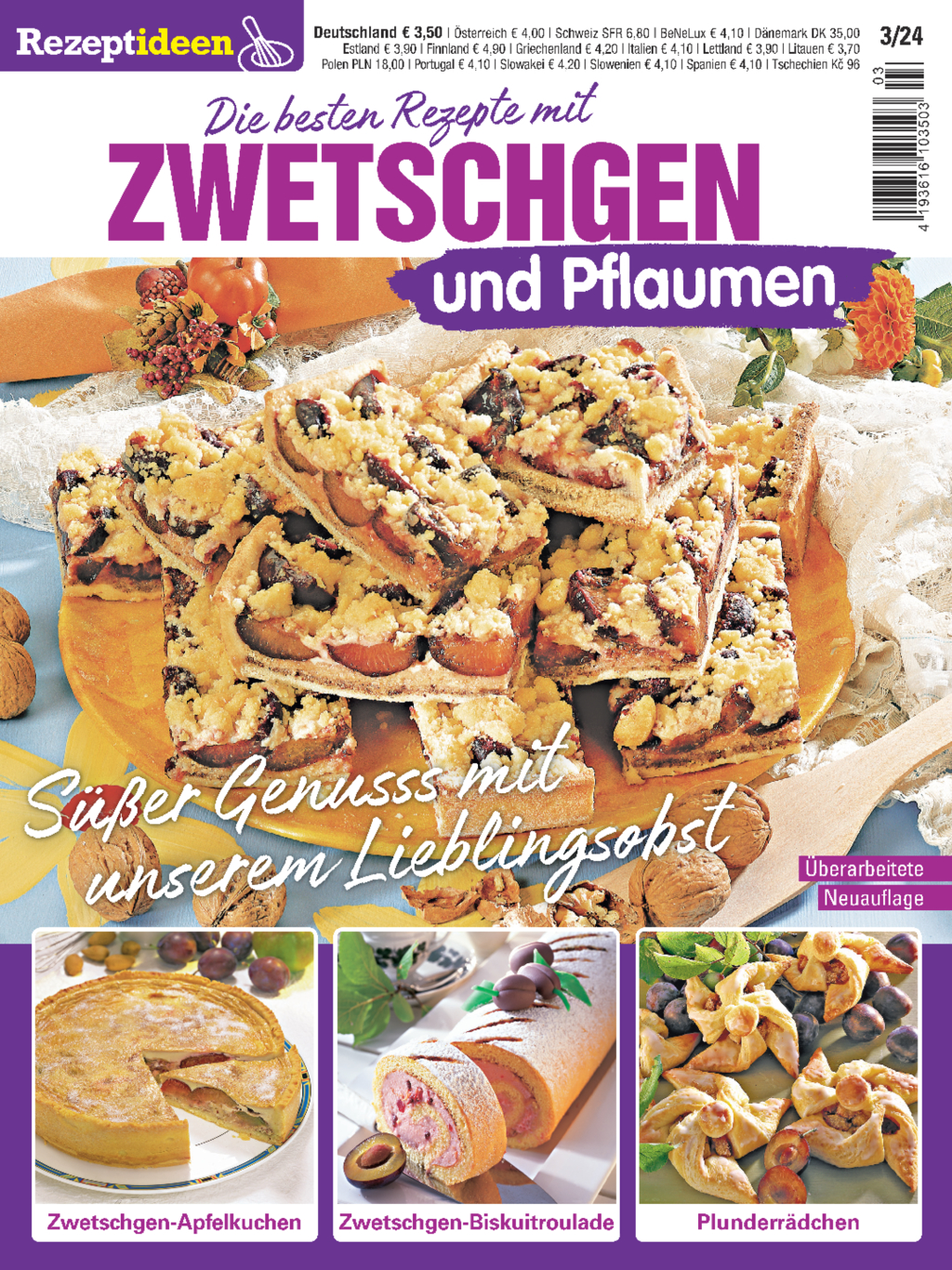 Magazin Produktbild: Rezeptideen 3/24 - Pflaumen & Zwetschgen