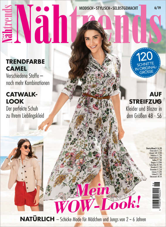 Magazin Produktbild: Nähtrends 6/19- Mein WOW-Look!