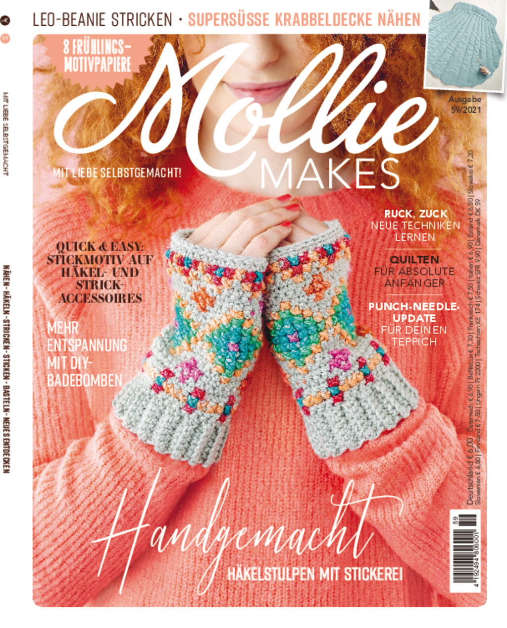 Magazin Produktbild: Mollie Makes Nr. 59/2020 - Handgemacht