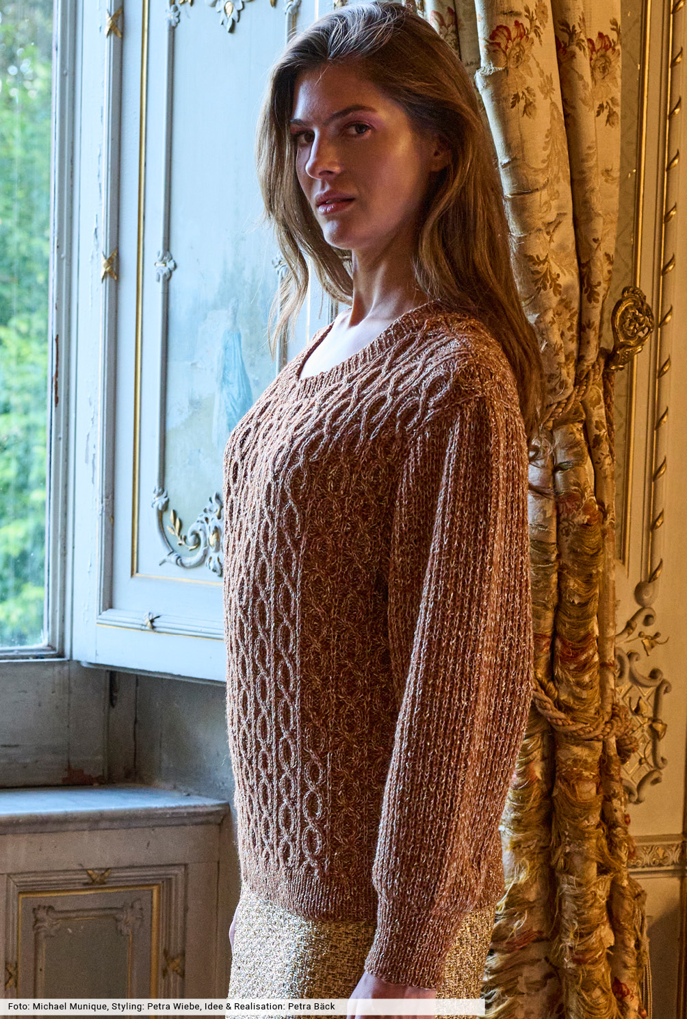 Modellansicht Bild 3: Pulli mit Zopfstrukturen