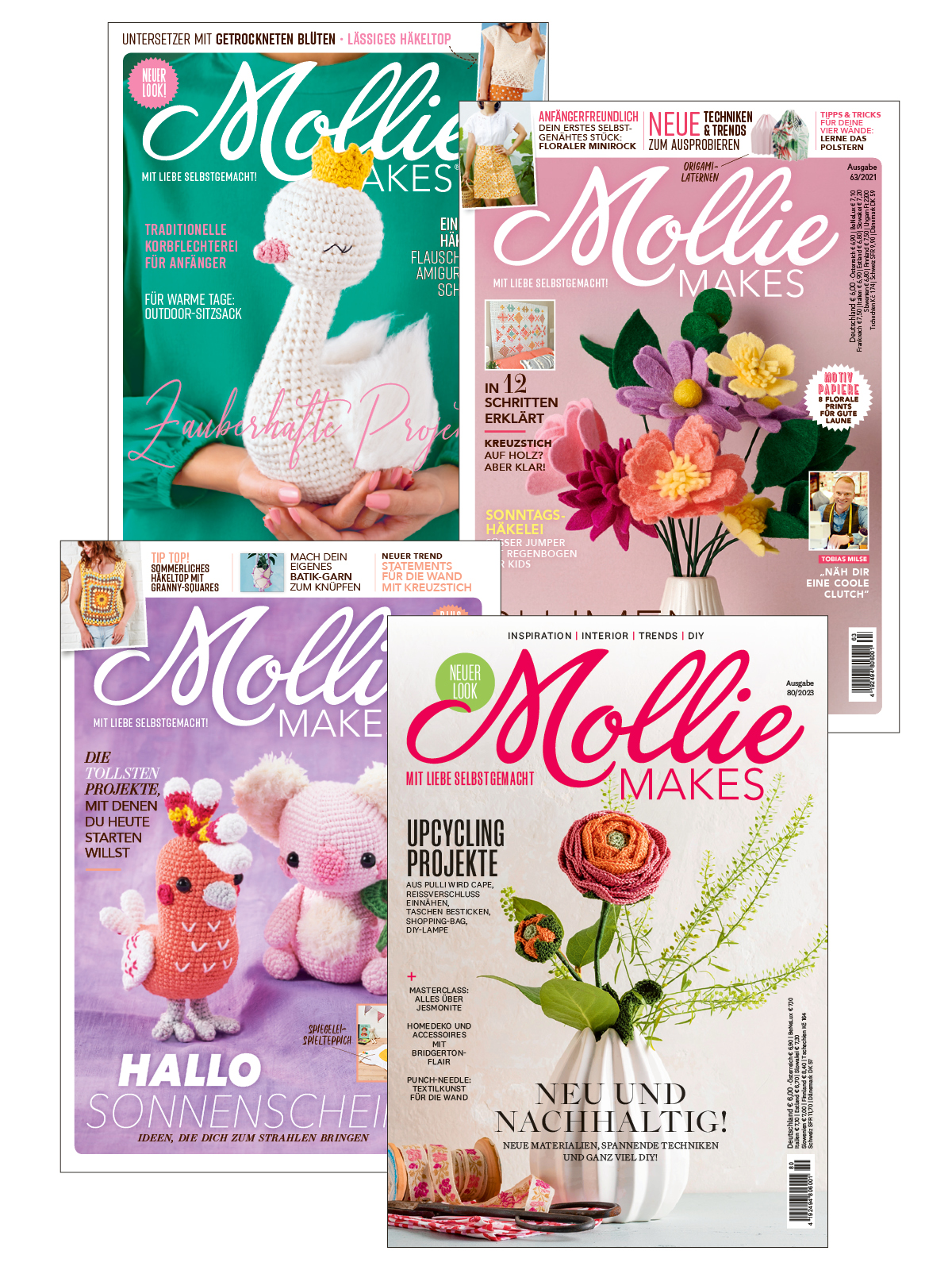 Mollie Makes Bundle MMB07/23: 23 080 + 22 074 + 21 063 + 20 051