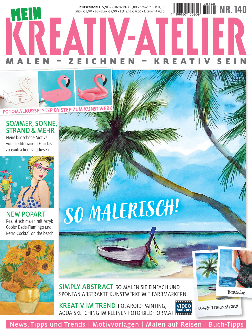 Mein Kreativ-Atelier Nr. 140 - So malerisch! Magazin Produktbild: Mein Kreativ-Atelier Nr. 140 - So malerisch!
