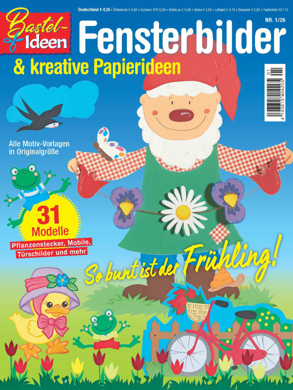 Magazin Produktbild: Bastel-Ideen BLD 26001 - Fensterbilder & kreative Papierideen