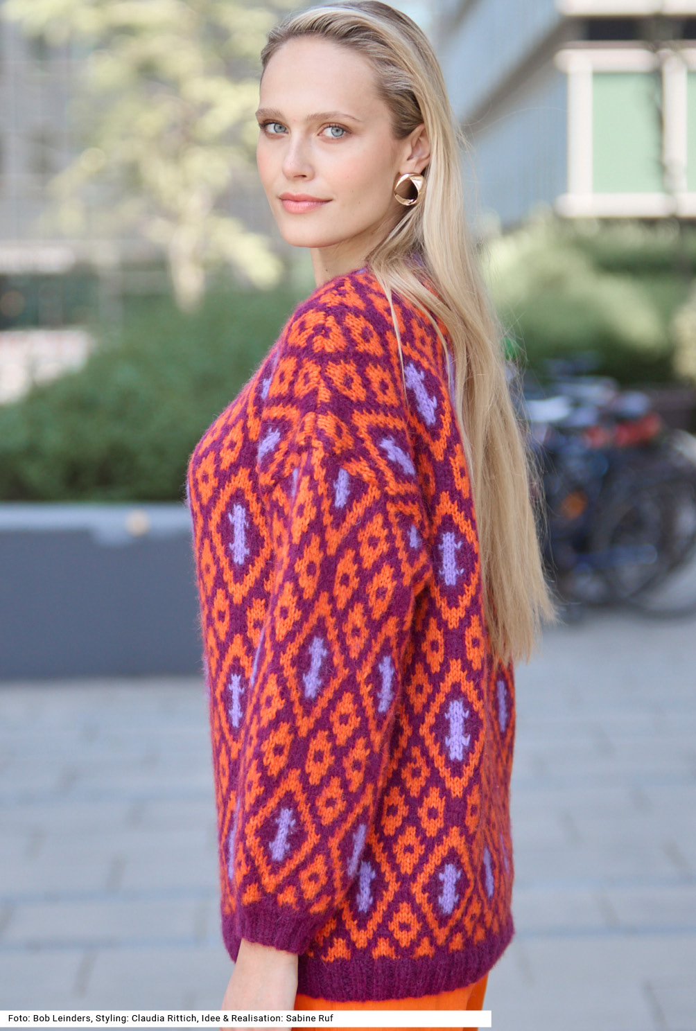 Modellansicht Bild 3: Pulli mit Jacquardmuster