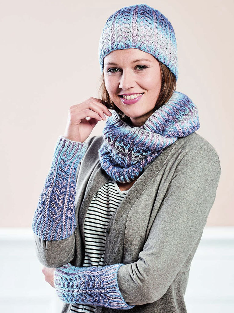 Woolly Hugs Accessoires-Set "Ice-Look" in herrlich kühlen Farben