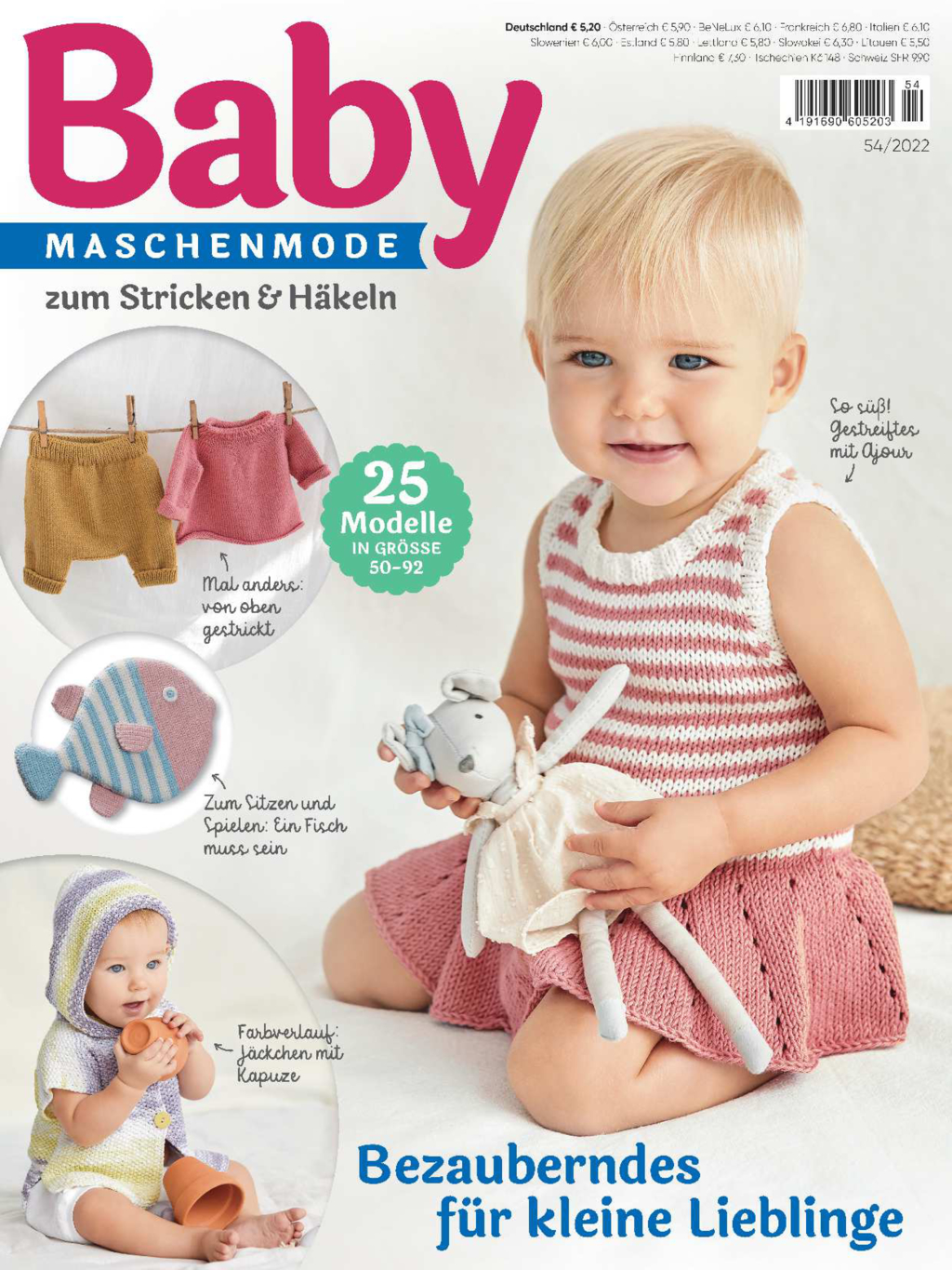 Magazin Produktbild: Baby Maschenmode E-Paper-Archiv 2022-alle Ausgaben als E-Paper-Sparpaket