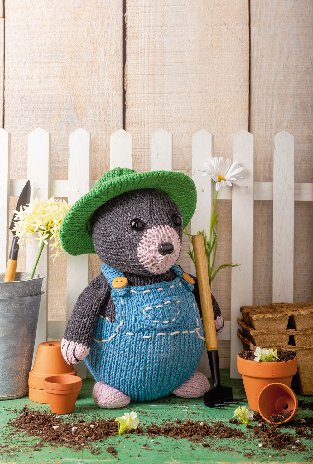 Modellansicht Bild 6: Gestrickte Dekofiguren: Herr und Frau Maulwurf