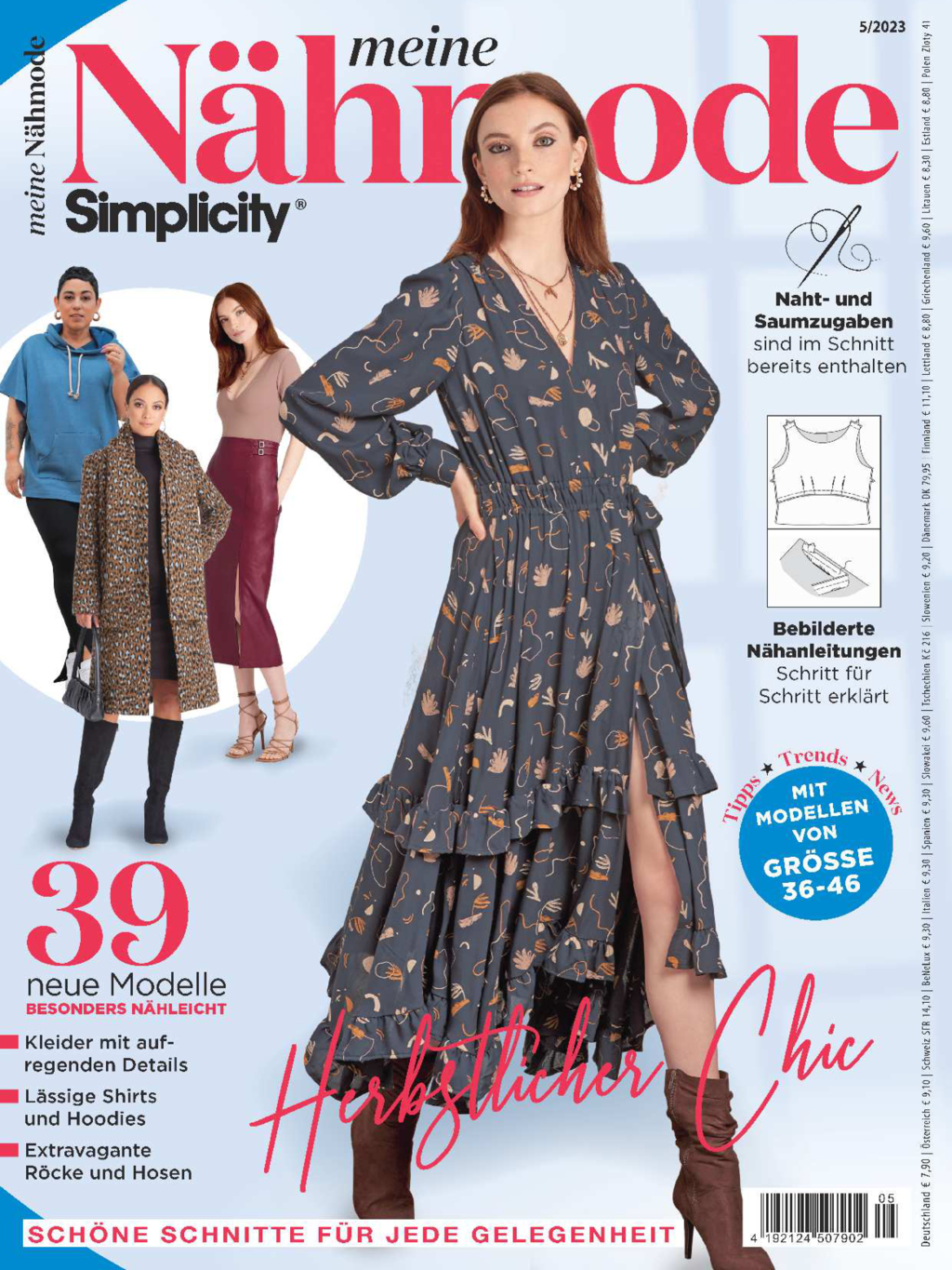 Magazin Produktbild: Meine Nähmode 05/2023 - Herbstlicher Chic