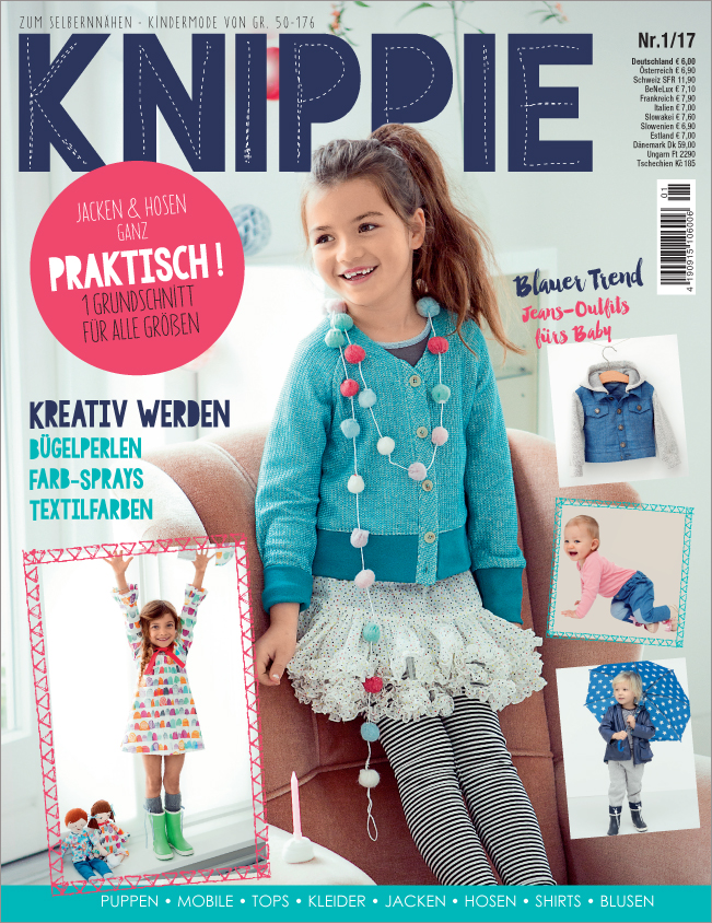 Magazin Produktbild: Knippie - Zum Selbernähen - Kindermode von Größe 50-176