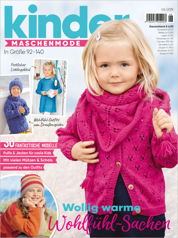 Kinder Maschenmode Nr. 06/2019  - Wollig warme Wohlfühl-Sachen