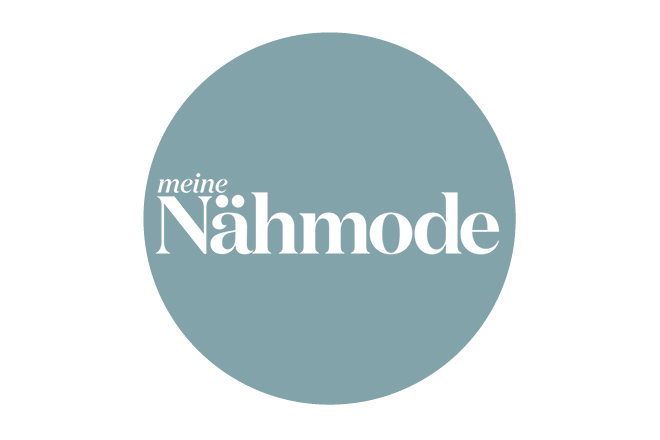 Markenlogo grau Meine Nähmode