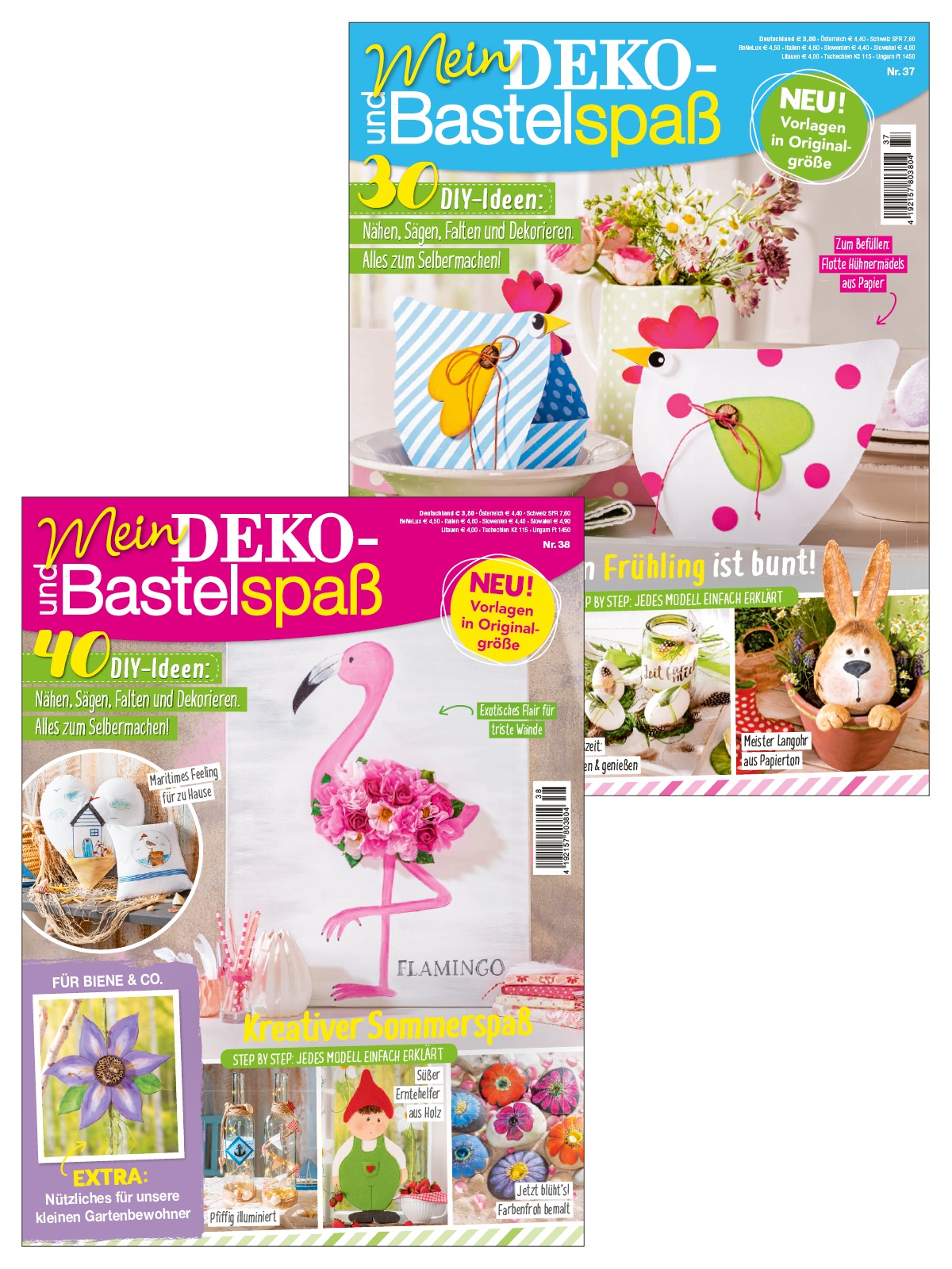 Mein Deko- und Bastelspaß - Bundle BBu03/21: Mein Deko- und Bastelspaß Nr. 37 + Nr. 38 Mein Deko- und Bastelspaß - Bundle BBu03/21: Mein Deko- und Bastelspaß Nr. 37 + Nr. 38