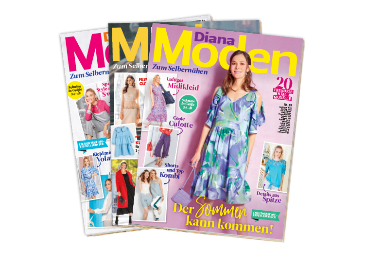 Fließendes Kleid in Pastelltönen, florales Muster, luftiger Schnitt, modisch, ideal zum Selbernähen.
