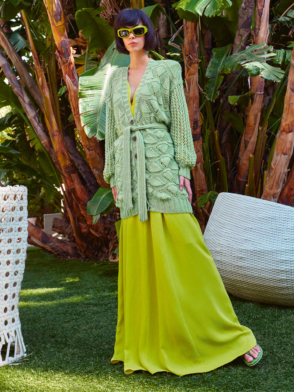 Modellansicht Bild 1: Jacke im Mustermix zum Wohlfühlen