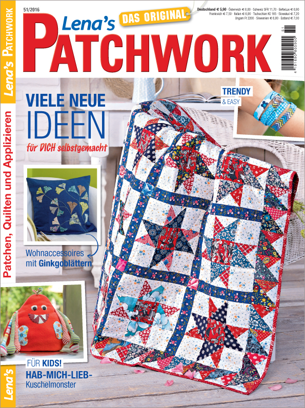 Lena´s Patchwork Nr. 51/2016 - Viele neue Ideen