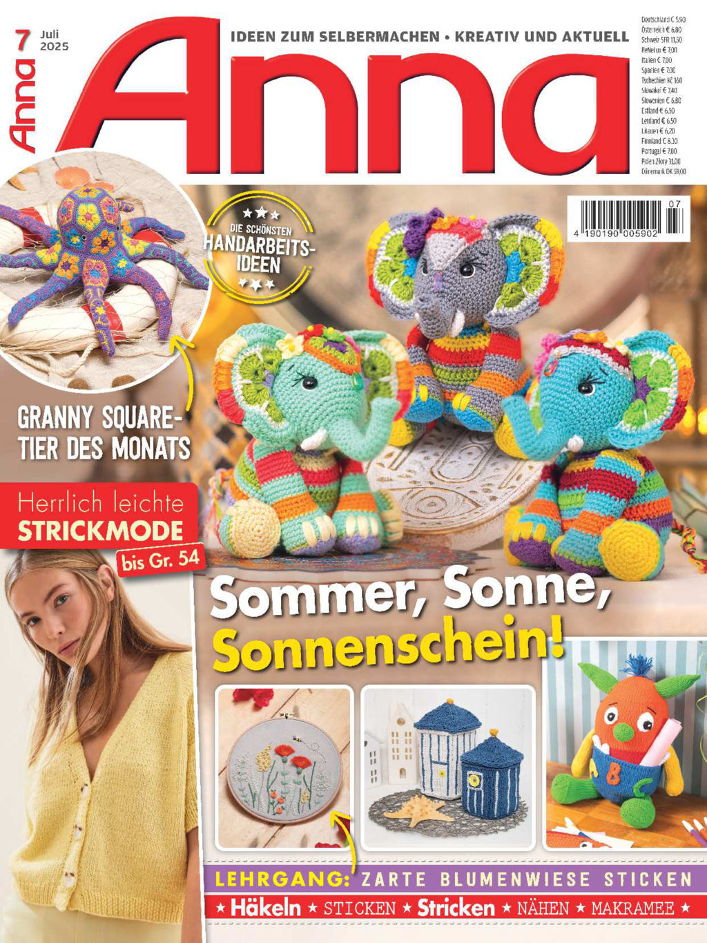 Magazin: Anna Nr. 7/2025 - Sommer, Sonne, Sonnenschein!