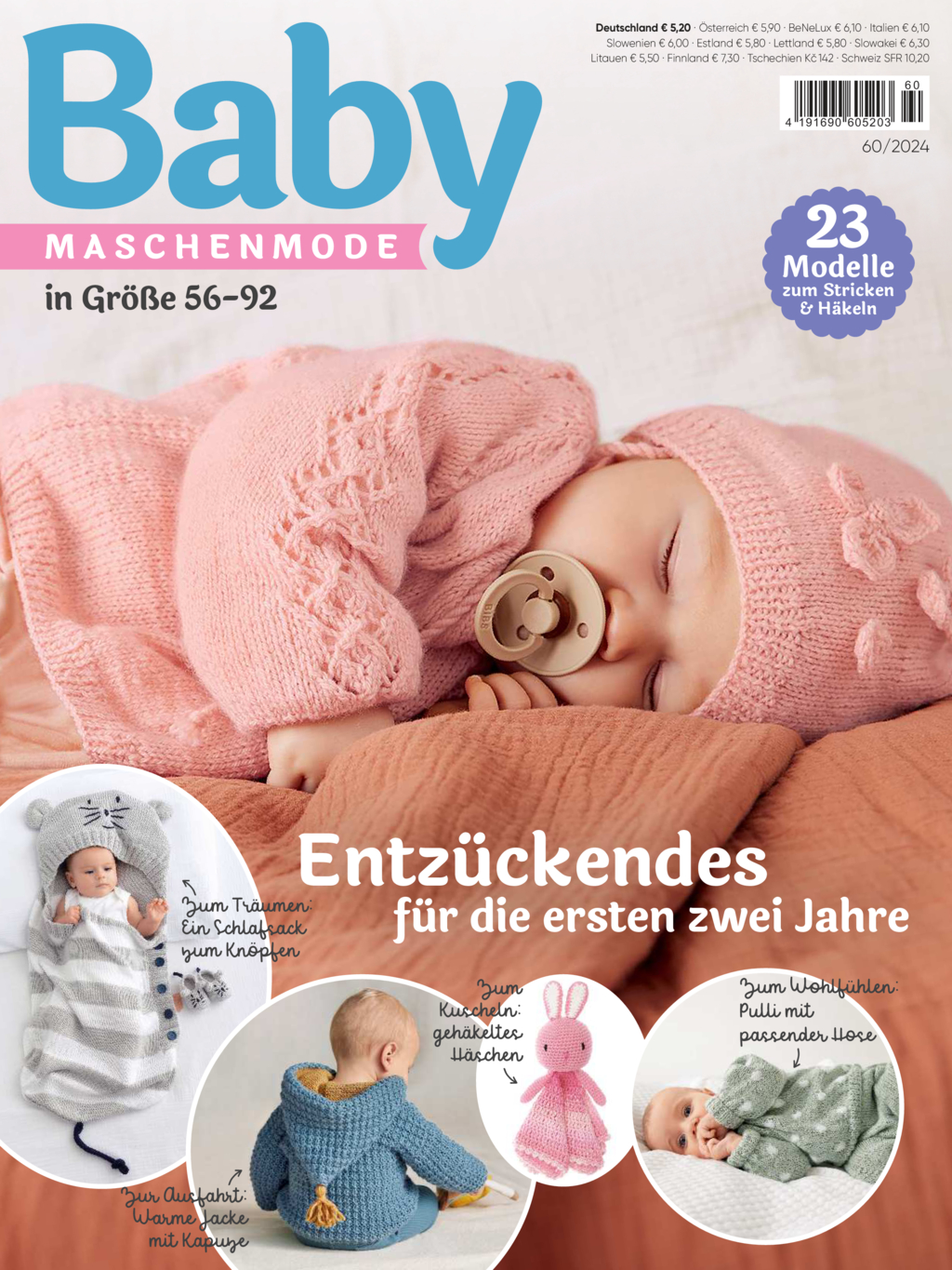 Magazin Produktbild: Baby Maschenmode 60/2024 - Entzückendes für die ersten zwei Jahre