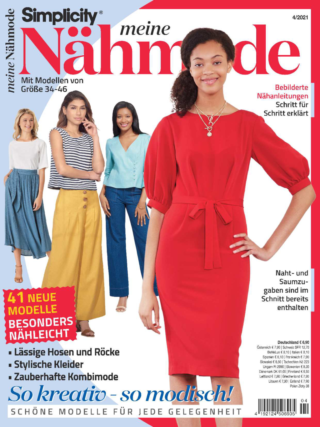 Magazin Produktbild: Meine Nähmode 04/2021 -  So kreativ - so modisch