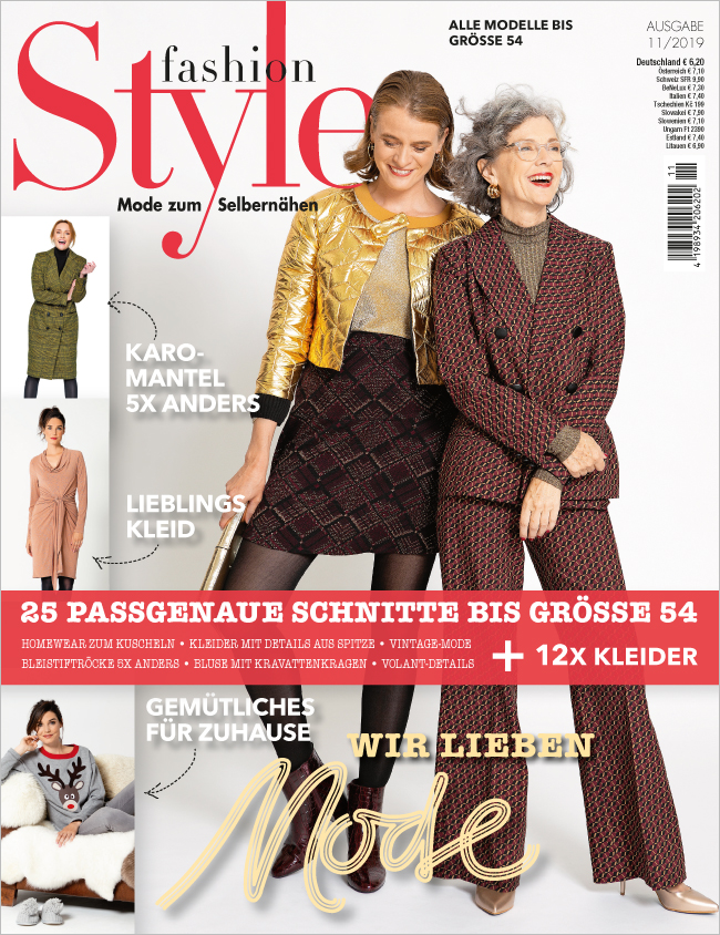 Fashion Style Nr. 11/2019  - Wir lieben Mode Magazin Produktbild: Fashion Style - Wir lieben Mode