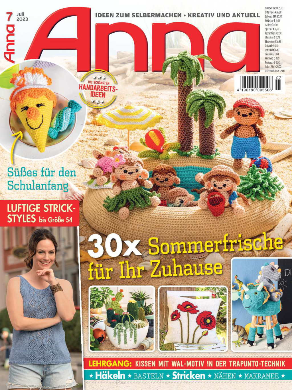 Magazin Produktbild: Anna Nr. 7/2023 - 30 x Sommerfrische für Ihr Zuhause