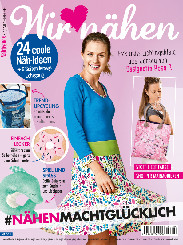 Nähtrends Sonderheft NT 028 - Wir lieben nähen - Nähen macht glücklich Magazin Produktbild: Nähtrends Sonderheft NT028- Wir lieben nähen - Nähen macht glücklich