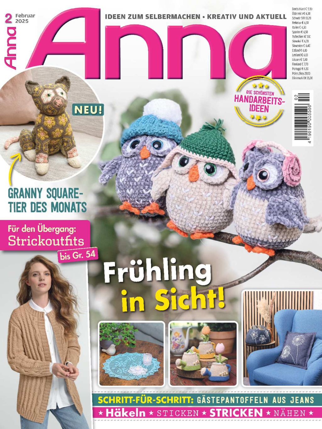 Magazin Produktbild: Anna Nr. 2/2025 - Frühling in Sicht!