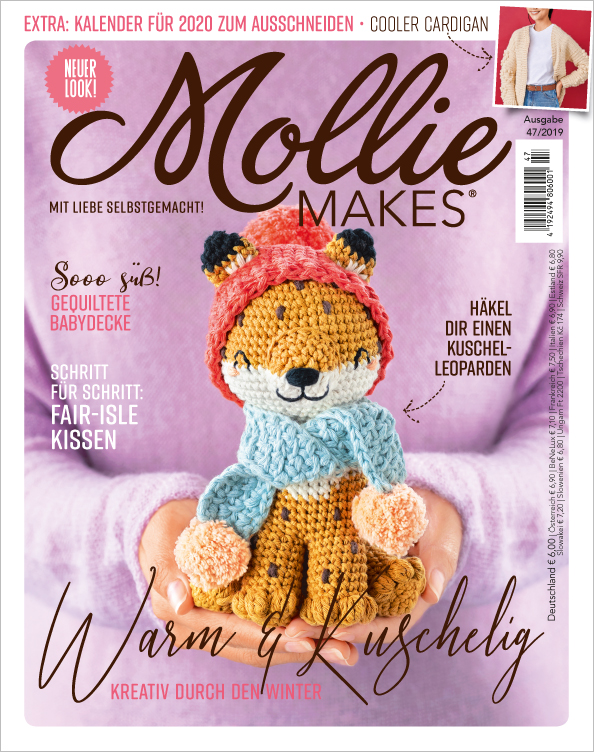 Mollie Makes Winter/Weihnachts Bundle:MM83/23+MM47/19+MM67/21+MM77/22