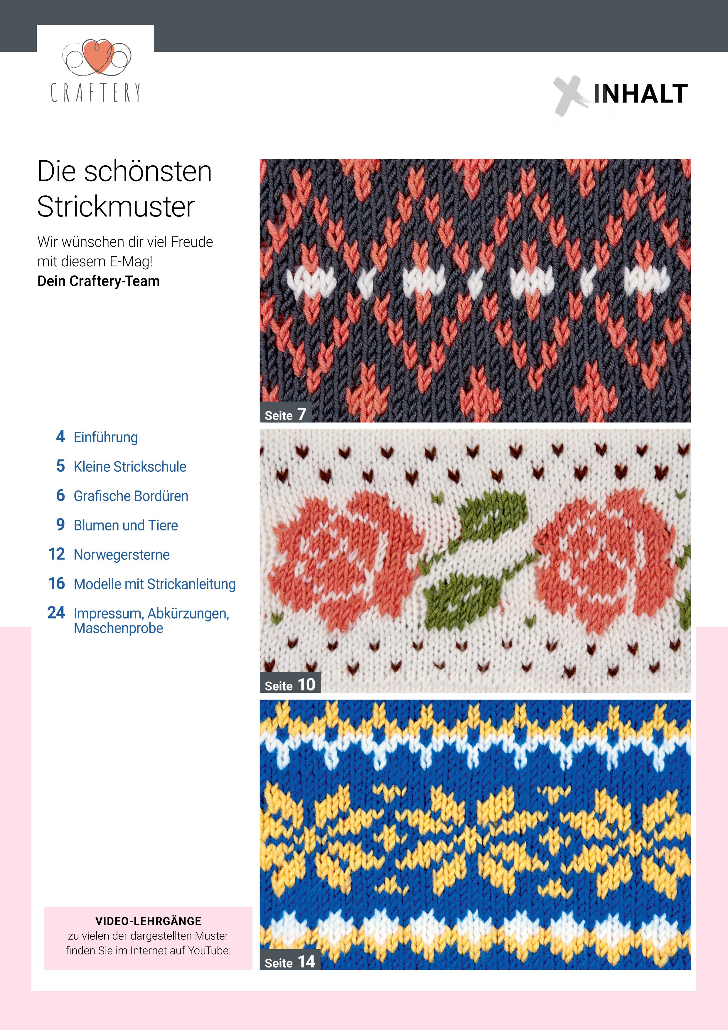 Magazin Produktbild: E-Magazin Nr. 16/2024: Jacquardmuster