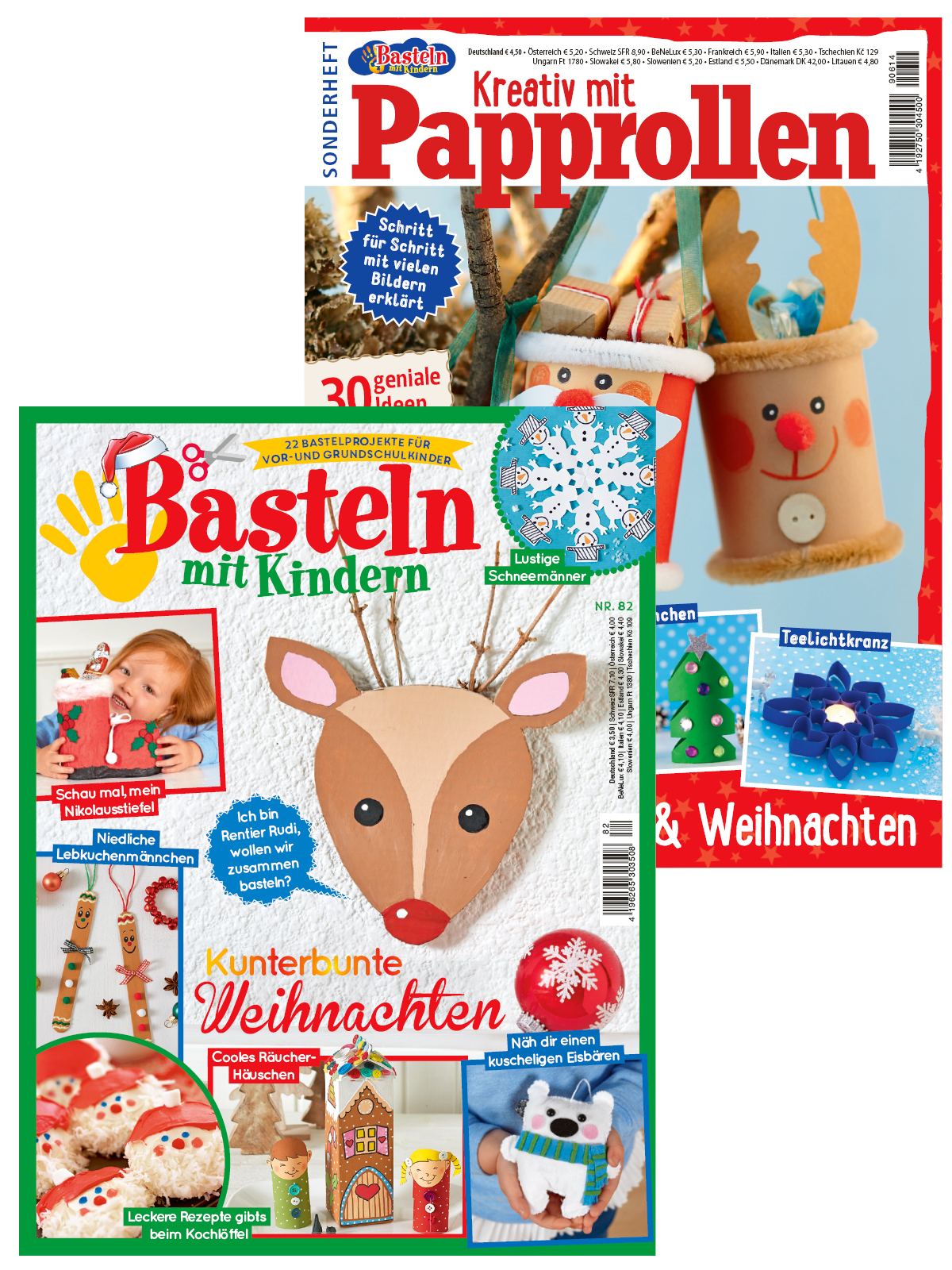 "Basteln mit Kindern für Weihnachten " - Bundle BBu01/20: BK 614 und BK 82/19