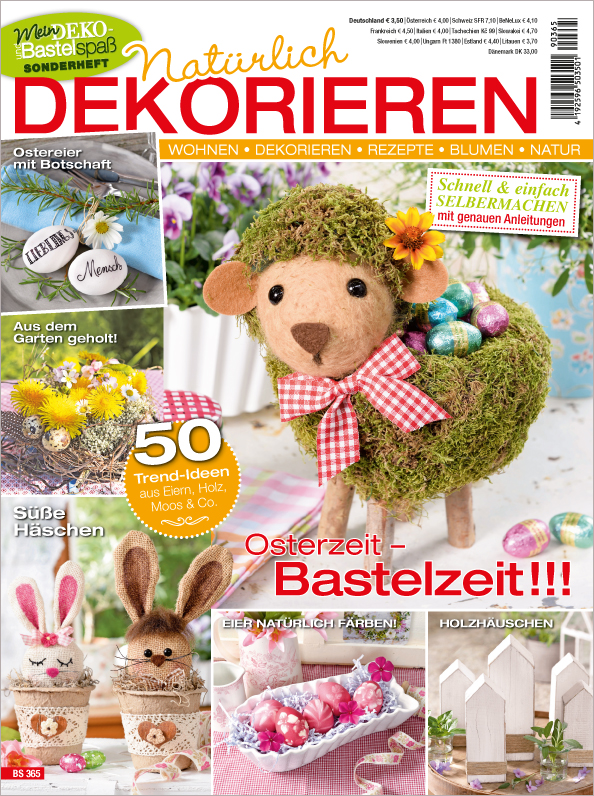 Magazin Produktbild: Mein Deko- und Bastelspaß Sonderheft - Natürlich dekorieren