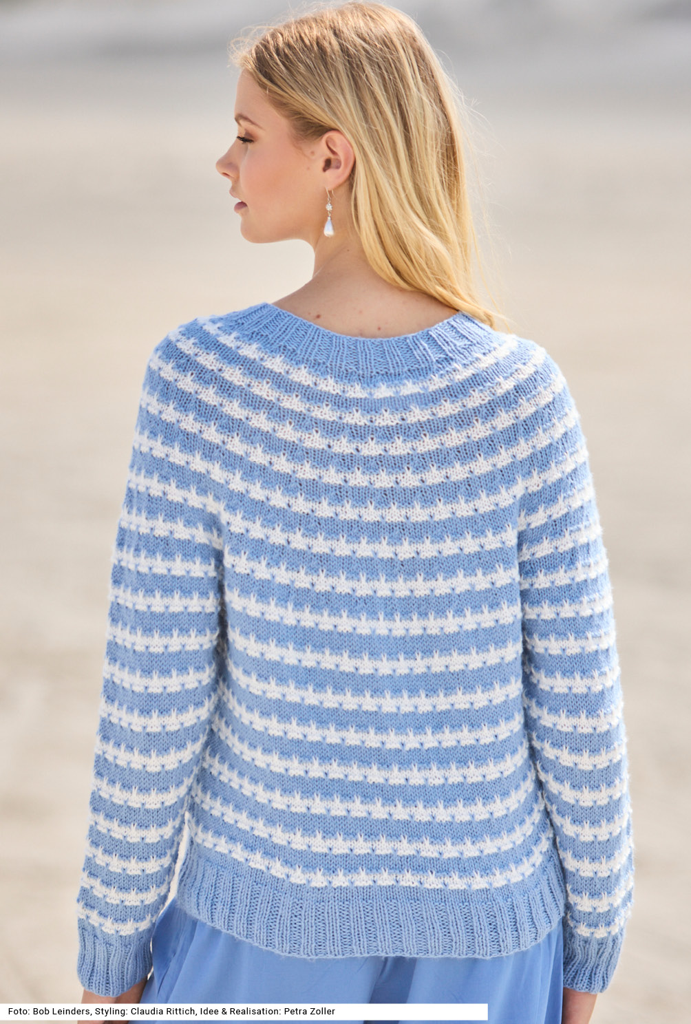 Modellansicht Bild 5: Pulli mit Hebemaschen