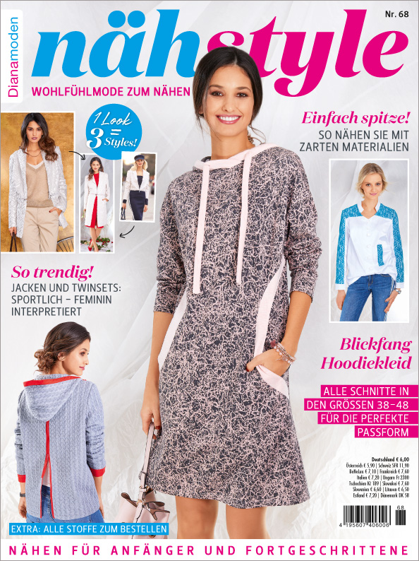 Magazin Produktbild: Näh-Style Nr. 68/18 - Nähen für Anfänger und Fortgeschrittene