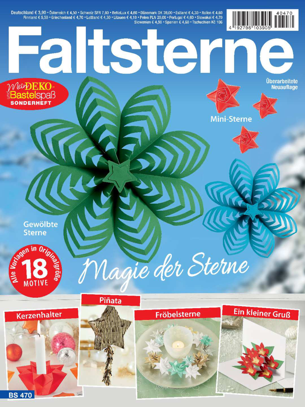 Magazin Produktbild: Mein Deko- und Bastelspaß Sonderheft BS 470 - Faltsterne
