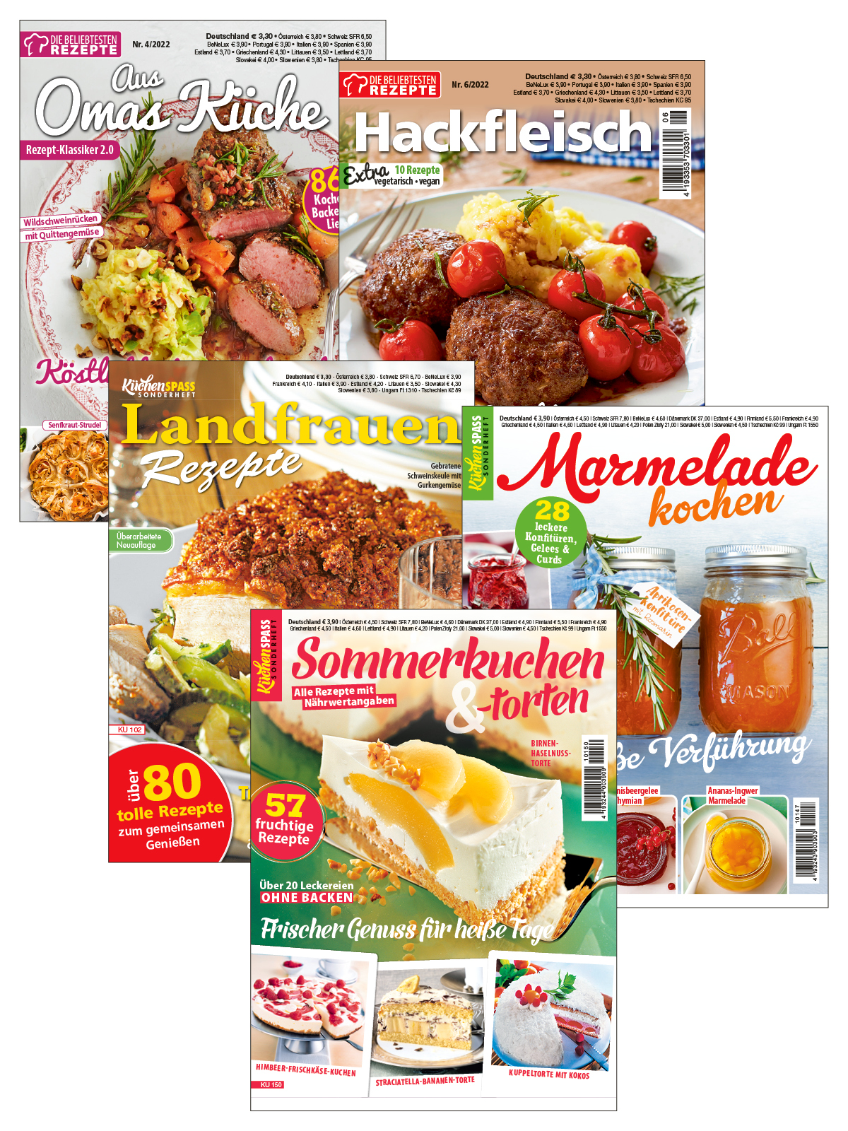 Koch Bundle KBu09/23: Die beliebtesten Rezepte 22 004 + 22 006 + Küchenspass SH KU