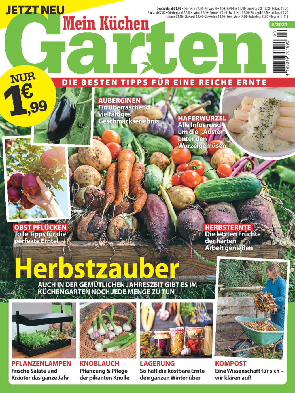 Magazin Produktbild: Mein Küchengarten Nr. 3/2021 - Herbstzauber