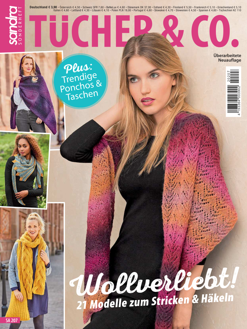 Magazin Produktbild: Sandra Sonderheft SA 207 - Tücher & Co.