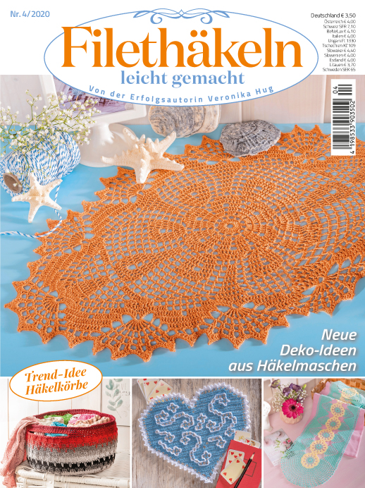 Magazin Produktbild: Filethäkeln leicht gemacht Nr. 04/2020 - Neue Deko-Ideen aus Häkelmaschen