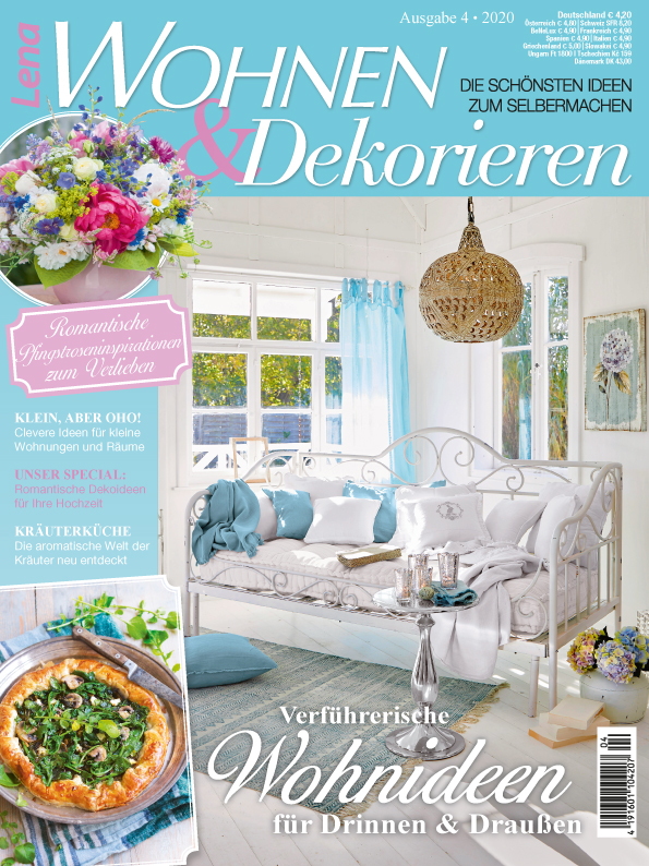 Magazin Produktbild: Lena Wohnen & Dekorieren Nr. 4/2020 - Verführerische Wohnideen für Drinnen und Draußen