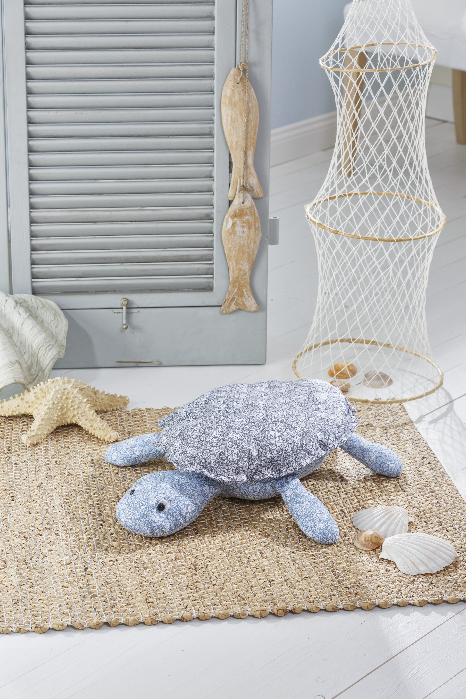 Genähte Kuscheltier- oder Türstopper-Schildkröte Modellansicht Bild 1: Genähte Kuscheltier- oder Türstopper-Schildkröte